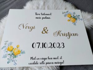 Tervitussilt vahtplaadist.