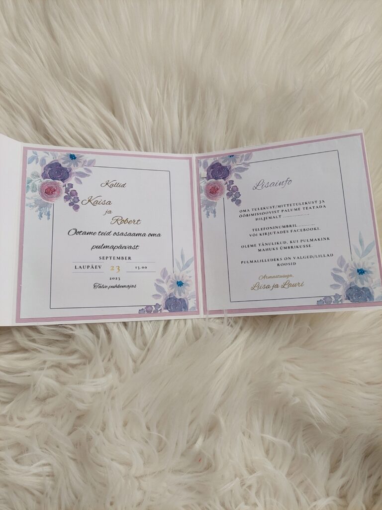 Kutsed, lilla lilled