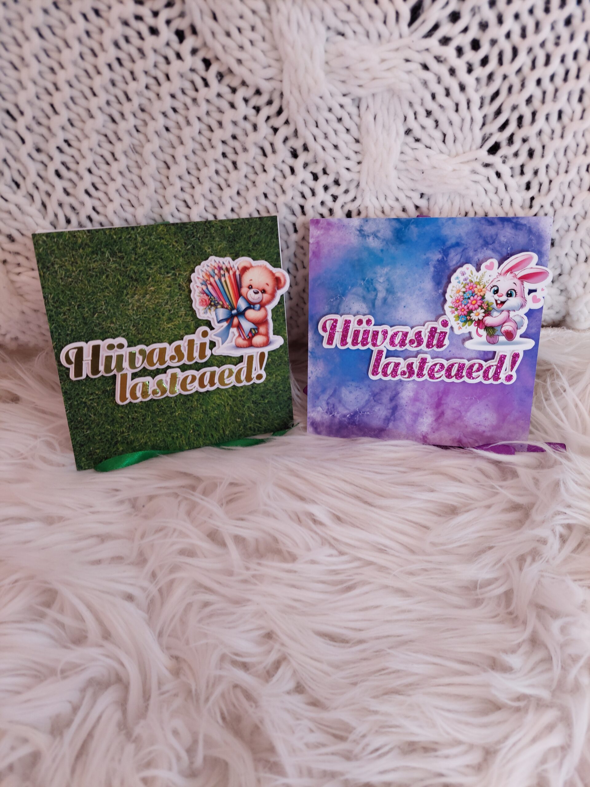 Käsitöökaart šokolaadiga "Hüvasti lasteaed!"