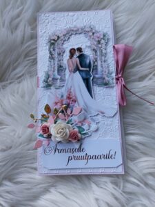 Õnnitluskaart pulma "Vanaroosa"