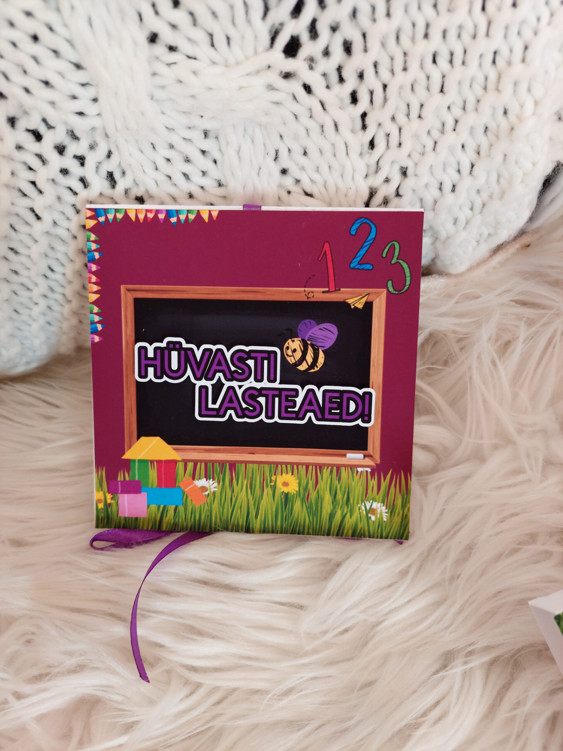 Käsitöökaart šokolaadiga "Hüvasti lasteaed!2" - Image 2
